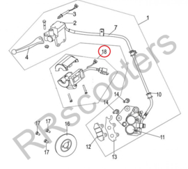 Neco Abruzzi - Schakelaareenheid LINKS (nr. 18) - M37400-J23-0000 - (VAK B-162)