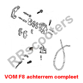 VOM - F8 - Achterrem compleet (GT F7 50-040600)