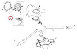 Neco Abruzzi - Koplamp (nr. 8) - (MJ08-51400-00)