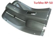 Turbho RP-50 / Beenschild zwart kunststof (HT50QT-41A-08-01)