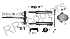Turbho RL-50 - Balhoofdlagerset - nr. 4 - HT125T-12-07-04