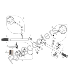 Turbho RB-50 / Stuur (40100-EGB00)