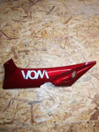 VOM - Xrace/F22 - Side Skirt onder voetplaat - LINKS - Bordeaux (met Logo) - (VAK Z-60.01)