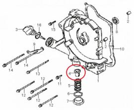 Neco Agira (125cc.) - Oliefilter (nr. 4) - BN152QMI-1301000