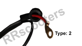 10 - Startmotor-kabel TYPE 2 met oogje (VAK B-87 + D-32)