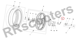 Bye Bike - KETTINGSPANNER RECHTS (nr. 5) - (BB01-61082-00-810)