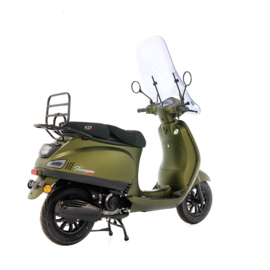 GTS Toscana Exclusive (inclusief hoog windscherm) -  Mat Olive Green - DELPHI INJECTIE - (Euro 5)