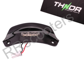 Vespa Primavera / Kentekenplaatverlichting LED "THNDR"-  Glans Zwart - 067005