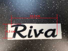 BTC Riva - Sticker "Riva" (zwart) - (VAK B-130C)