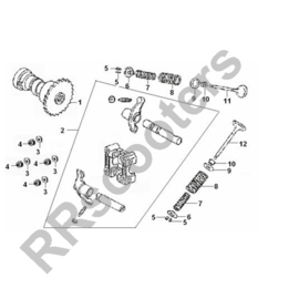 Razzo Steed (125cc) - Inlaatklep (nr. 11) - 101402-152QMI-0001