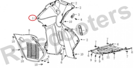 Neco GPX - (Grigio Corsa) - Beenschild (nr. 1) - MQBY-42501-0000