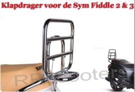 Sym Fiddle 2 of 3 - Klapdrager Chroom (achter) - C_29SY362)