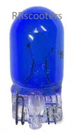 gloeilamp 12V  5W  stadslicht (BLAUW) - (VAK B-74)