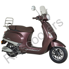 Turbho RL-50(S) - Voor spatbord (nr.6) - Kleur: MAT MAHONIE/BORDEAUX - HT50QT-12-07-18 JN-092