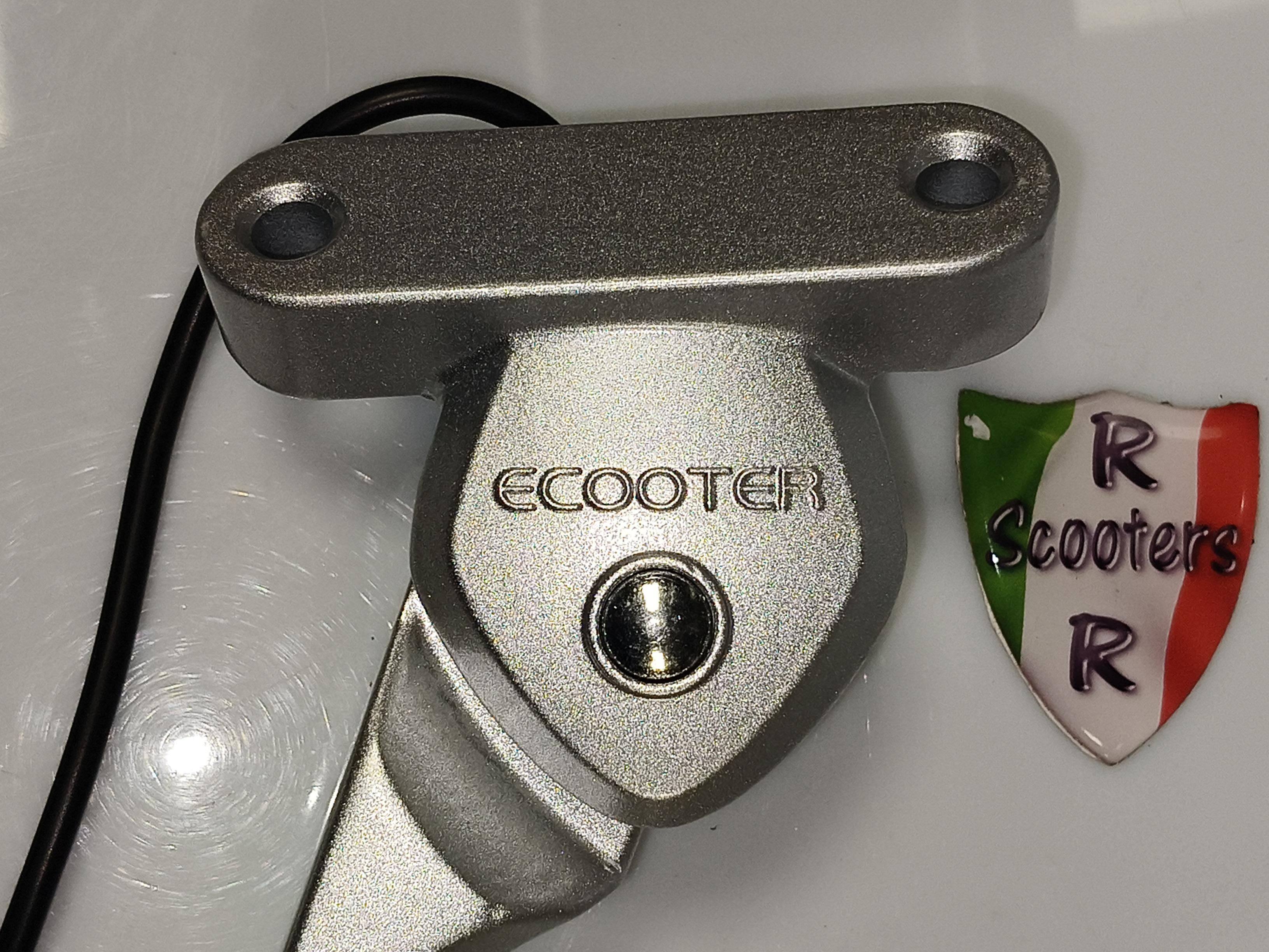 Ecooter E1S - Zij-standaard (zilver)