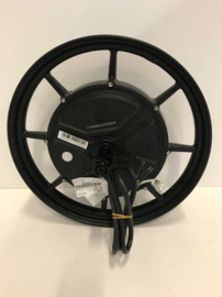 AGM Goccia GEV1000 - Achtervelg MET motor (kleur: ZWART)