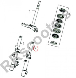 Neco Alexone (EFI) - Schokbreker LINKS VOOR (nr. 4) - M51500-FT09-0000