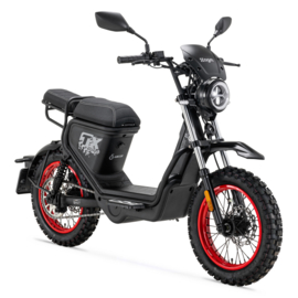 AGM Goccia G01TX - Black/Red - (accu: 30 Ah.)
