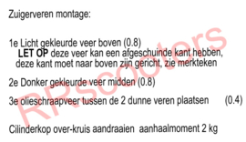 11 - Zuiger 50 CC + Zuigerveren set + Pistonpen + 2x Borg ring pistonpen (VAK B-102)