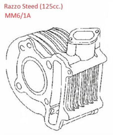 Razzo Steed (125cc) - Cilinder - (MM6/1A)