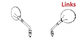 Baotian Classico - Spiegel LINKS (chroom) (VAK-C-15)