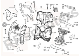 Neco Vico - Side Skirt RECHTS (wit) - (nr. 120)