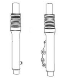 Berini Dolce Vita - Schokbreker LINKS & RECHTS VOOR (M_32816 + M_32817)