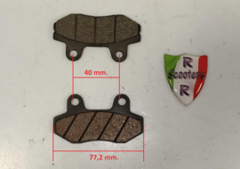 GTS Cappucino - Remblok set (voor) - (VAK D-64)