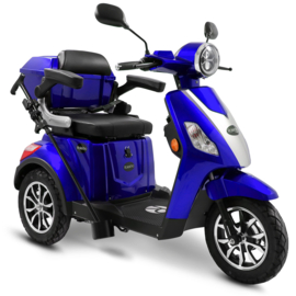 Scootmobiel - Rolektro E-trike V.3 - Kleur: blauw