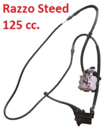 Razzo Steed (125cc) - Achterrem COMPLEET - (F12-01) - (359033)