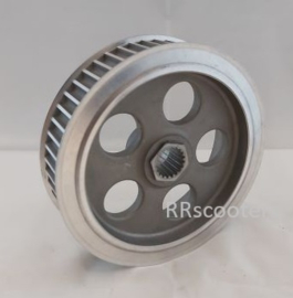 Ecooter E1S - Achterste tandwiel van v-snaar