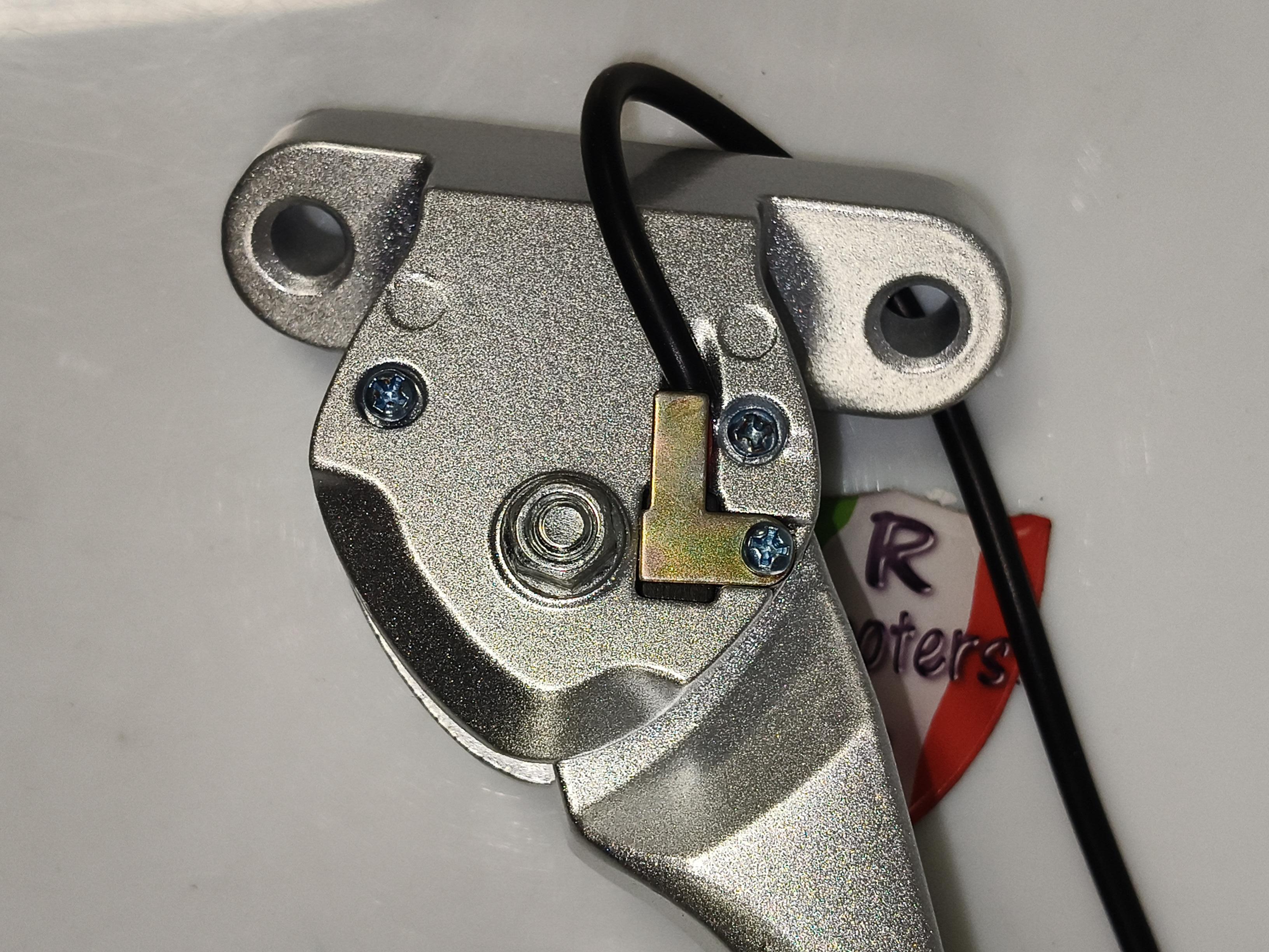 Ecooter E1S - Zij-standaard (zilver)