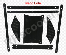 Neco Lola - Voetplaat-set (aluminium) - (nr. 85)