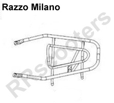 Razzo Milano - Achterdrager ZWART - Nec_81200-JKC2-9000