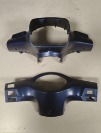 Kappen - China LX - (S-type) - Koplampkap + Tellerkap - Kleur: Mat (Max) Blauw - (nieuw) - (VAK Z 61-21)