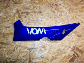 VOM - Xrace/F22 - Side Skirt onder voetplaat - LINKS - Blauw (met Logo) - (VAK Z-60.01)