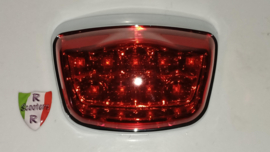 Berini Napoli - Achterlicht LED (ROOD) met Chromen rand - (VAK E-54) - 7851P8