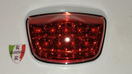 Berini Napoli - Achterlicht LED (ROOD) met Chromen rand - (VAK E-54) - 7851P8