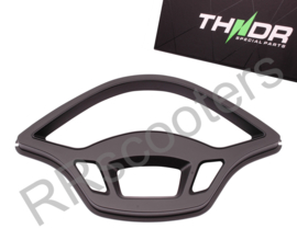 Vespa Primavera / Cockpit Frame "THNDR" - Mat Zwart - 067065