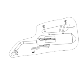 BTC Insetto - Uitlaat (nr. 1) - (INS125 2530156)