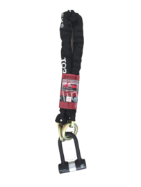 Kettingslot ART4**** met BEUGEL + RING (lengte 120 cm.) -  TopLock 7057 - (VAK E-29)