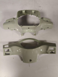 Kappen - China LX - (S-type) - Koplampkap + Tellerkap - Kleur: Glans Olijf Groen - (nieuw) - (VAK Z 61-21)