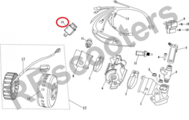 Neco Abruzzi 125cc EFI - EFI Relais (nr. 14) - (MJ08-11412-00)