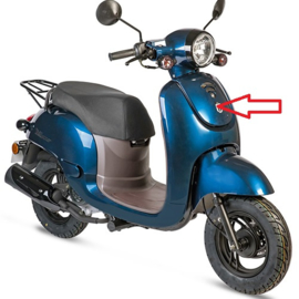 BTC Milano - Middenkap (voor in de voorkap) - Kleur: blauw