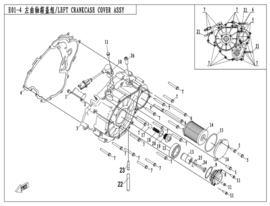 Cforce 520 - Oliefilter O-ring (nr. 15) - (M0800-014003)