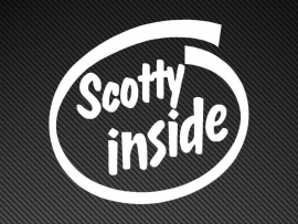 Scotty Inside sticker
