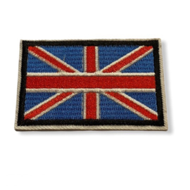 Great Britain Vlag Badge Strijk Patch |  7,2 x 4,7 cm