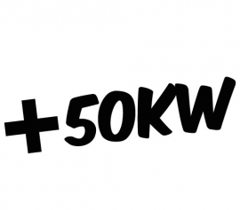 +50KW Sticker