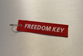 Freedom Key Sleutelhanger | Rood