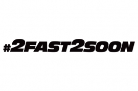 # 2 Fast 2 Soon Paul Walker Sticker | 12,5 cm Glans Zwart